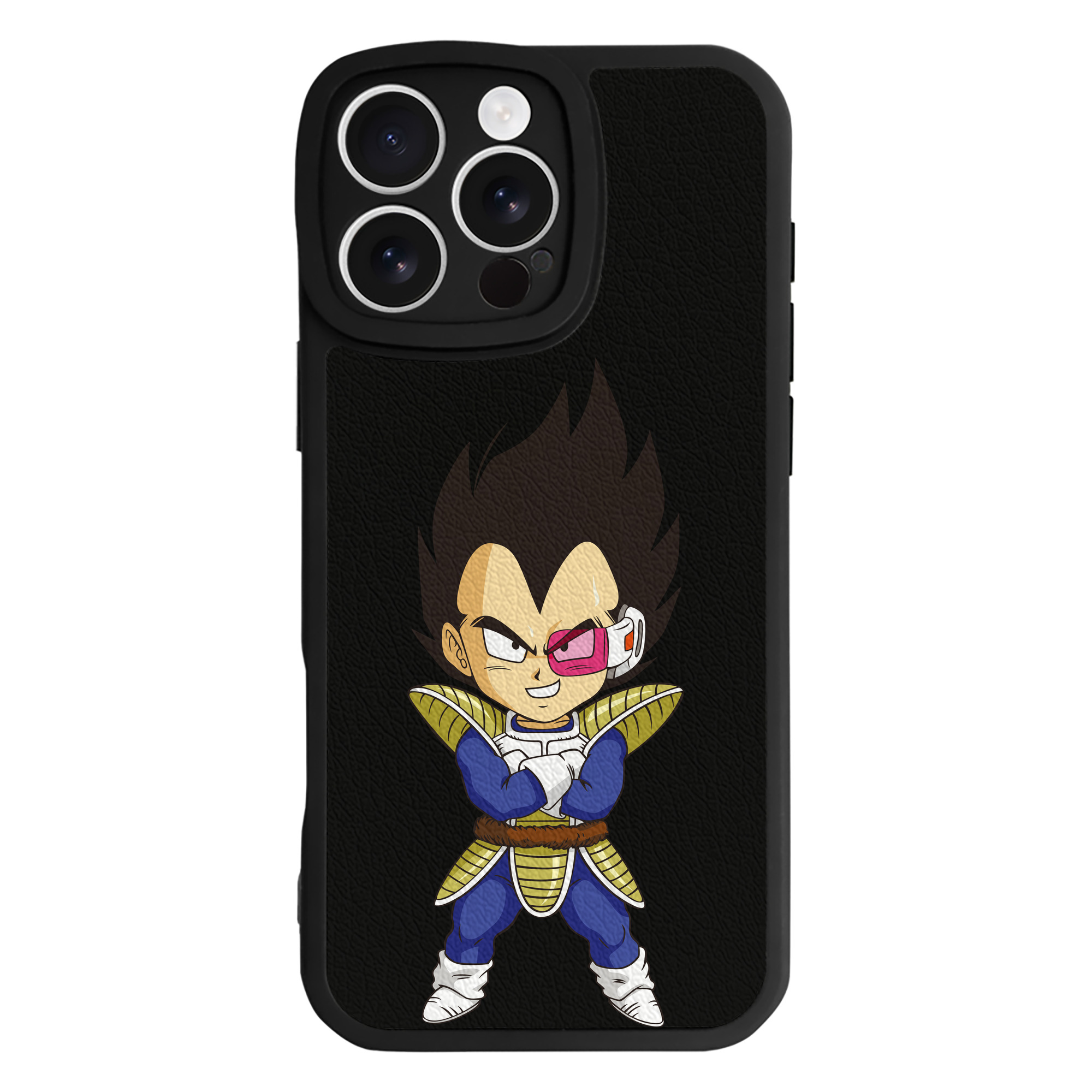 （画像用） ドラゴンボール ベジータ四世（Bejīta Yonsei）DRAGON BALL Vegeta IV 【iPhone 16シリーズ対応】シリコンスマホケース（レザー調） 材質：シリコン